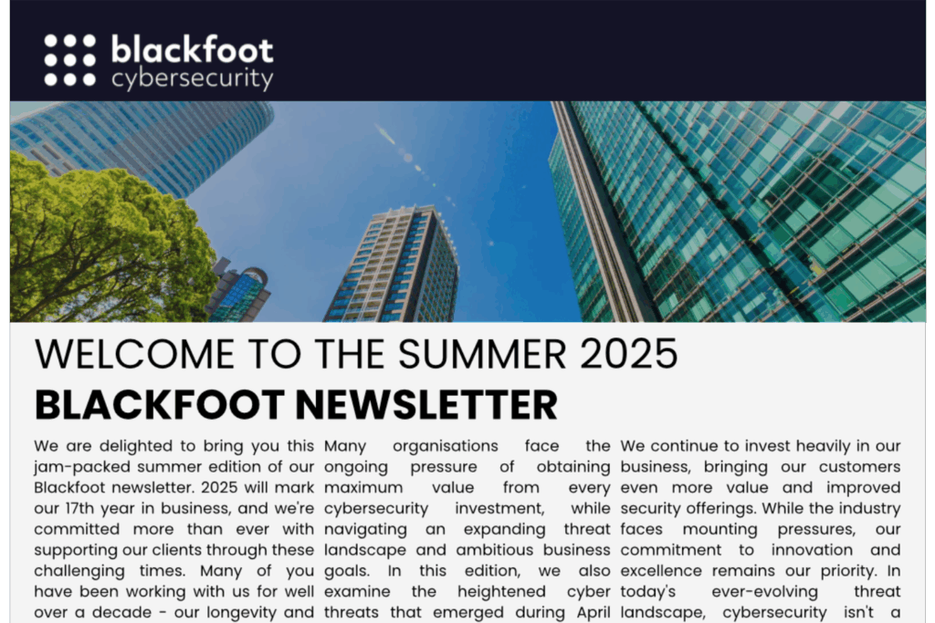 Blackfoot Summer 2025 Newsletter