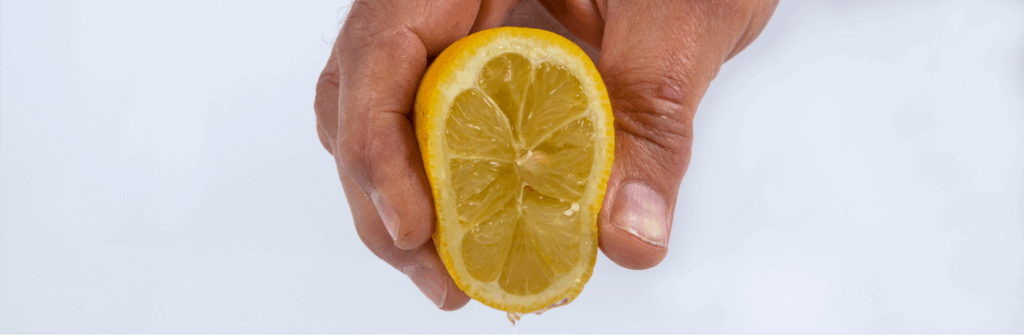 Squeezing the Lemon