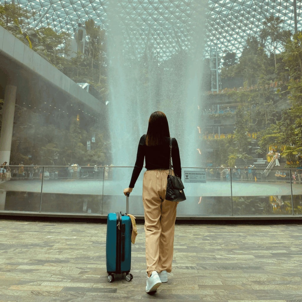 Cyber security image of rain falling in the travel sector